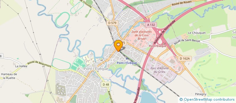 localisation de l'entreprise C2LF  PONT-L'EVEQUE