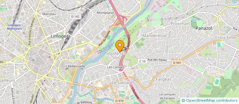 localisation de l'entreprise C2LI FINANCES à PANAZOL