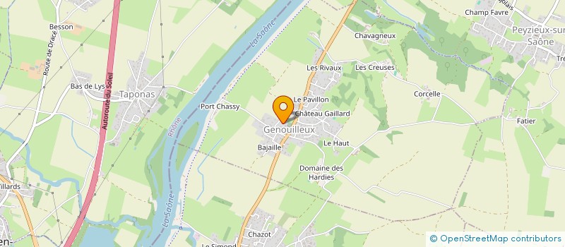 localisation de l'entreprise C2LM  GENOUILLEUX