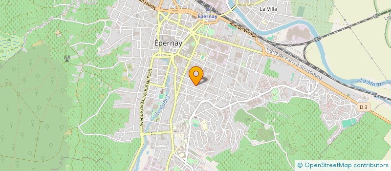 localisation de l'entreprise C2LN à EPERNAY
