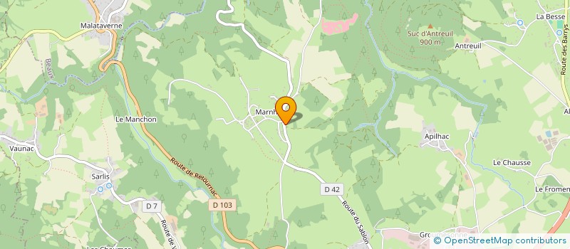 localisation de l'entreprise C2LT  YSSINGEAUX