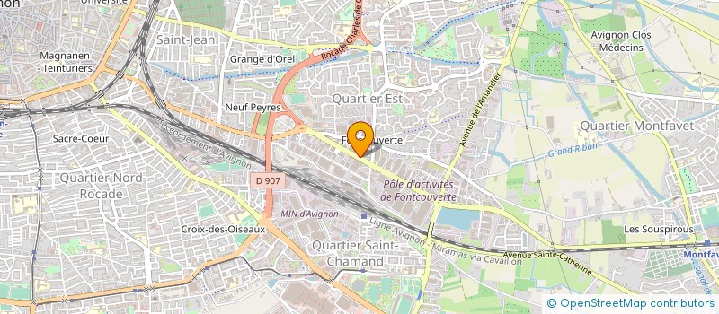 localisation de l'entreprise C2M  AVIGNON