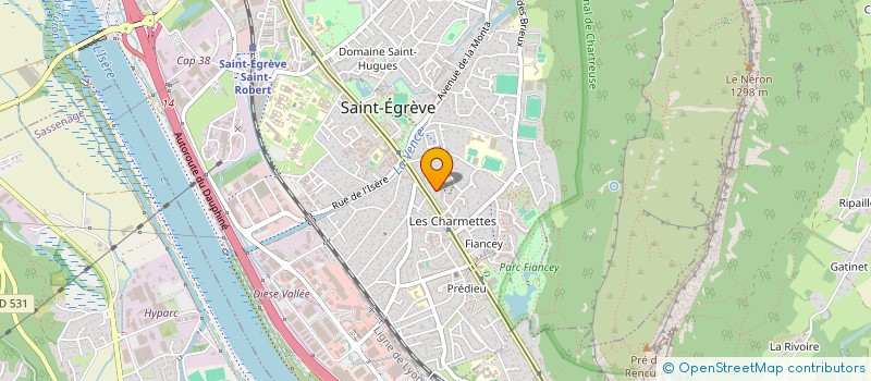 localisation de l'entreprise C2M 73  SAINT-EGREVE