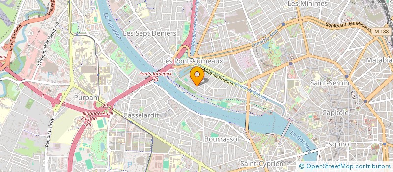 localisation de l'entreprise C2M à TOULOUSE
