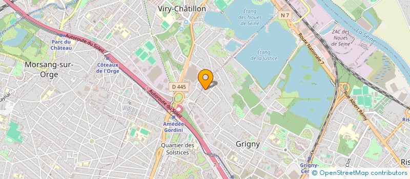 localisation de l'entreprise C2M à GRIGNY