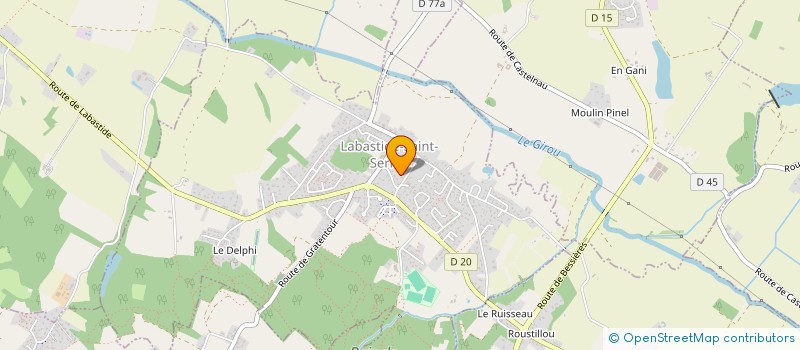 localisation de l'entreprise C2M  LABASTIDE-SAINT-SERNIN