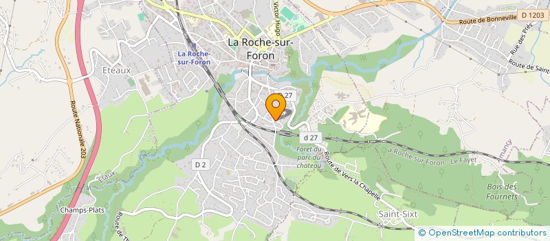 localisation de l'entreprise C2M  LA ROCHE-SUR-FORON