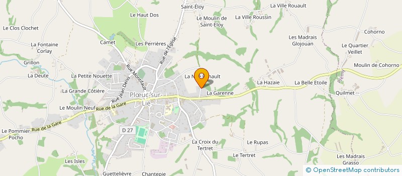 localisation de l'entreprise C2M  PLUC-L'HERMITAGE