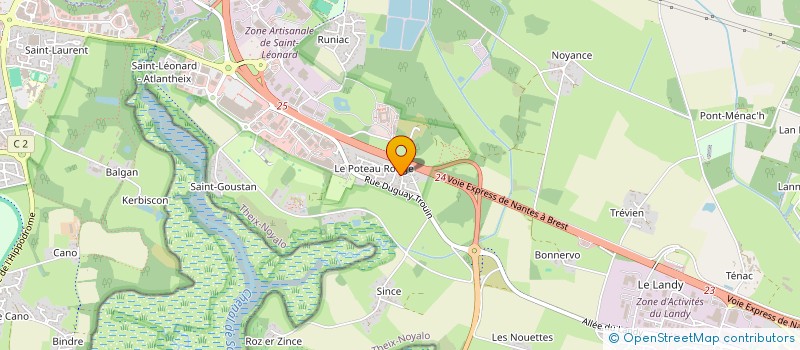 localisation de l'entreprise C2M  THEIX-NOYALO