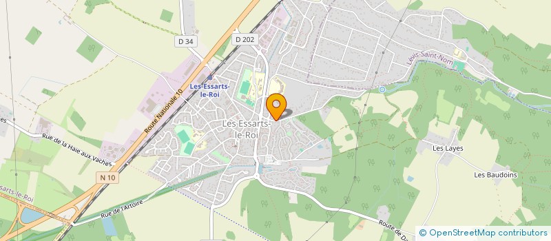 localisation de l'entreprise C2M  LES ESSARTS-LE-ROI