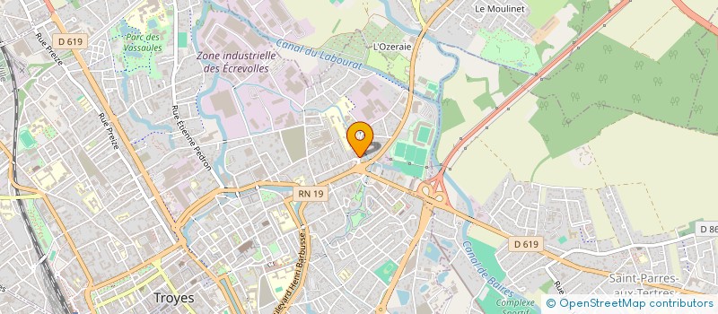 localisation de l'entreprise C2M à TROYES