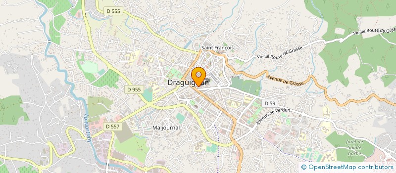 localisation de l'entreprise C2M ASSURANCES  DRAGUIGNAN