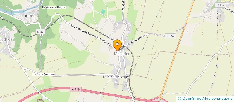 localisation de l'entreprise C2M CONCEPTION MECANIQUE MAINTENANCE à MAZERIER