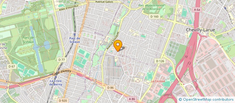 localisation de l'entreprise C2M CONSULTING  L'HAY-LES-ROSES