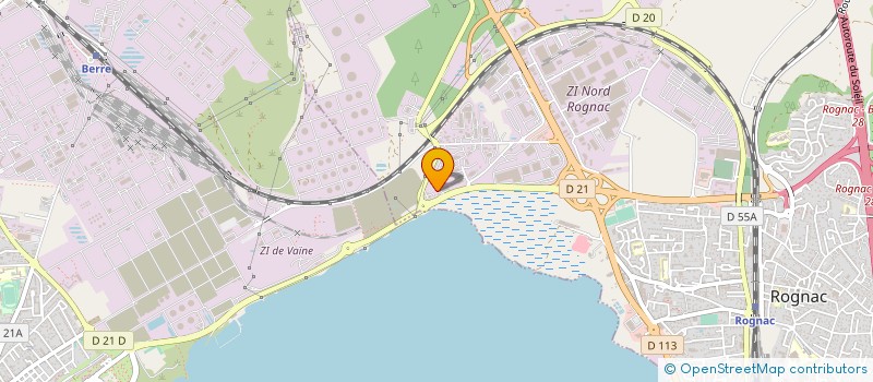 localisation de l'entreprise C2M MATERIAUX à ROGNAC