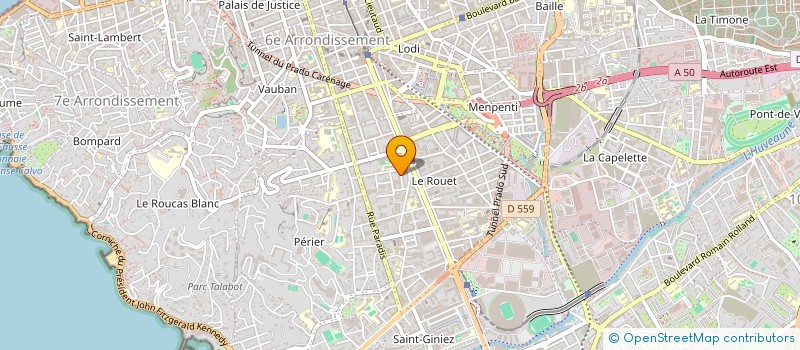 localisation de l'entreprise C2MA CONSEIL  MARSEILLE