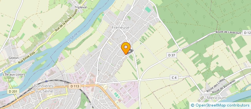 localisation de l'entreprise C2MA SAS  FRENEUSE