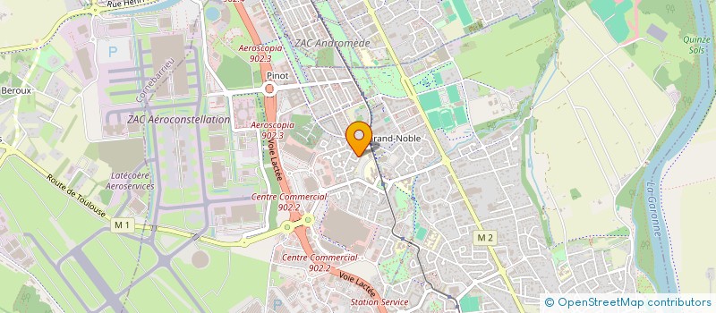 localisation de l'entreprise C2MB GESTION  BLAGNAC