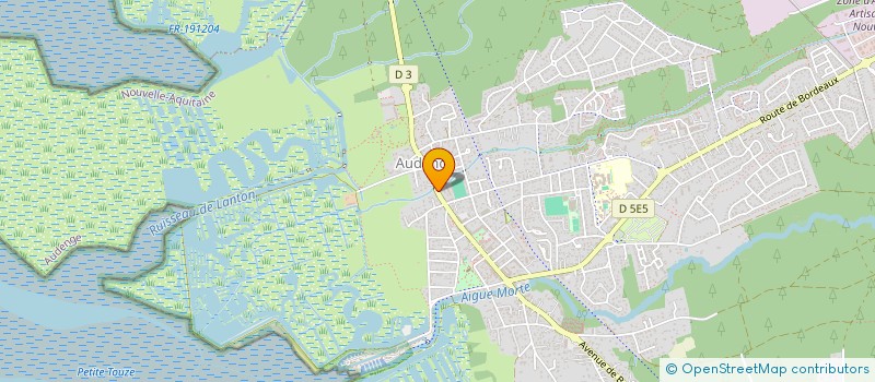 localisation de l'entreprise C2ME 33  AUDENGE