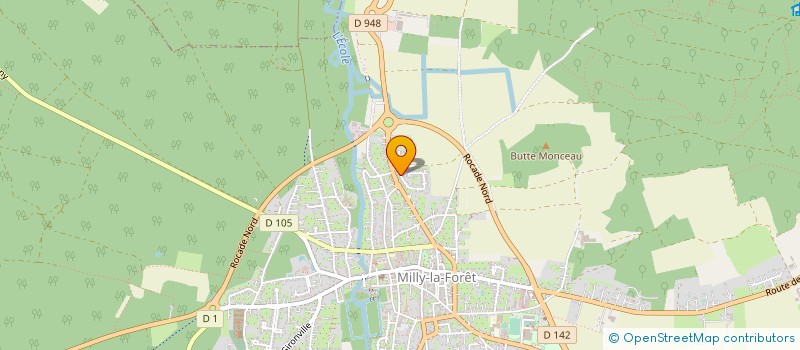 localisation de l'entreprise C2MH INVEST à MILLY-LA-FORET