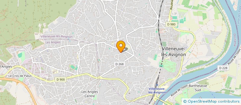 localisation de l'entreprise C2MT  VILLENEUVE-LES-AVIGNON