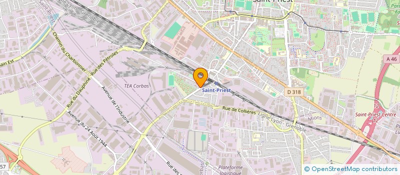 localisation de l'entreprise C2MTK  SAINT-PRIEST