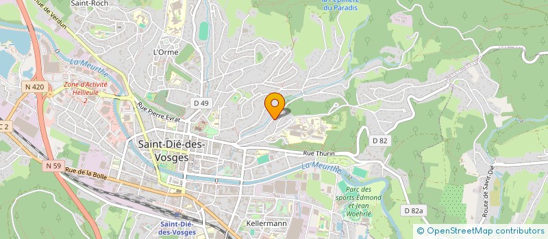 localisation de l'entreprise C2N  SAINT-DIE-DES-VOSGES