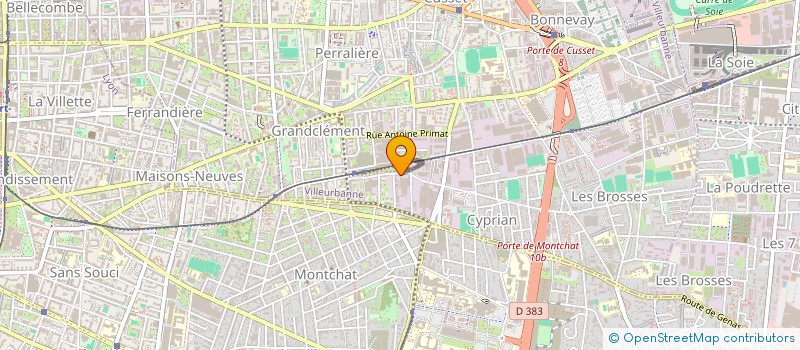 localisation de l'entreprise C2N CONSEIL ET FORMATION  VILLEURBANNE