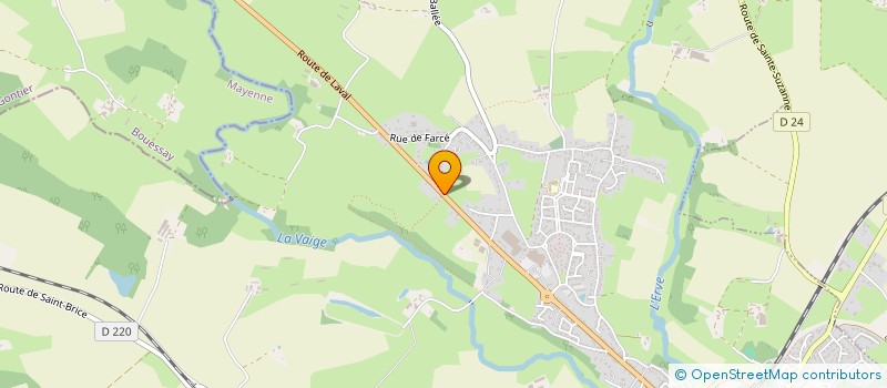 localisation de l'entreprise C2N PROWASH  SABLE-SUR-SARTHE