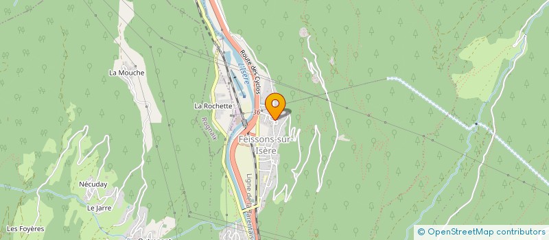 localisation de l'entreprise C2NET  MOUTIERS