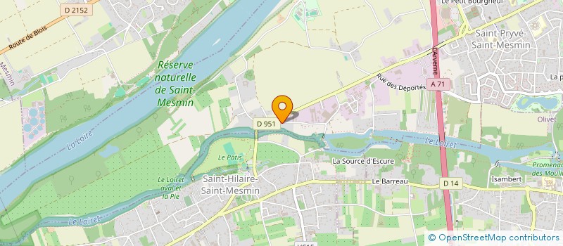 localisation de l'entreprise C2NF HOLDING à SAINT-PRYVE-SAINT-MESMIN
