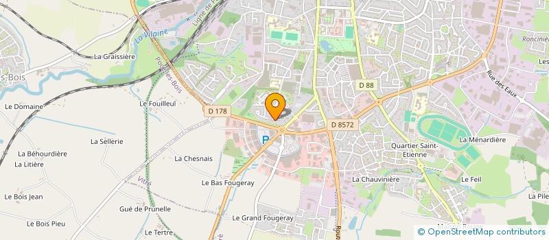 localisation de l'entreprise C2O  VITRE
