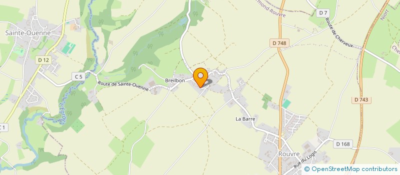 localisation de l'entreprise C2O  GERMOND-ROUVRE