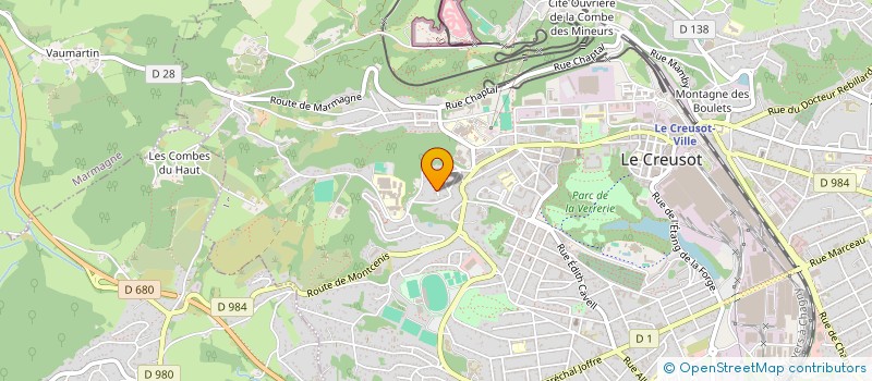 localisation de l'entreprise C2O CENTRE OUEST OUTILLAGE  LE CREUSOT