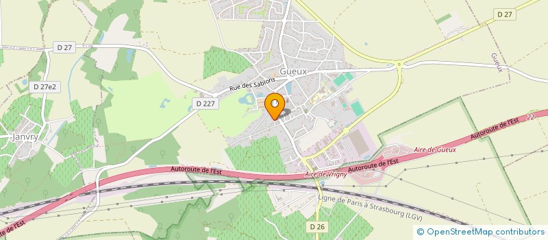 localisation de l'entreprise C2P à GUEUX