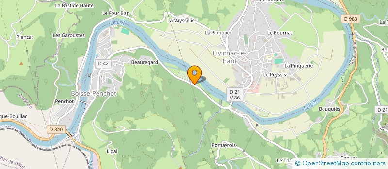 localisation de l'entreprise C2P  FIRMI