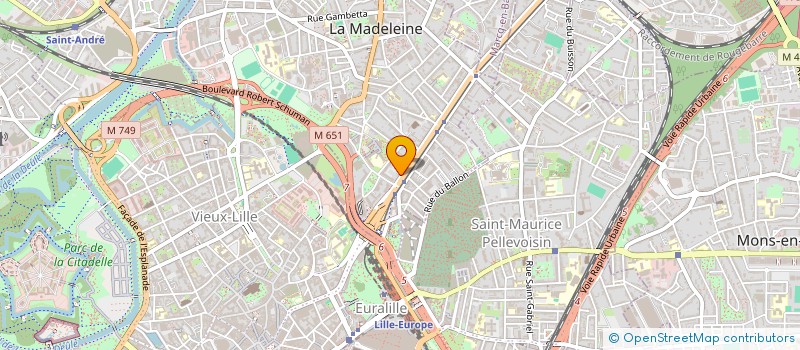 localisation de l'entreprise C2P à LA MADELEINE