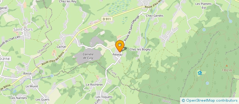 localisation de l'entreprise C2P  CUSY