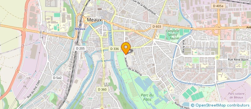 localisation de l'entreprise C2P AMENAGEMENT à MEAUX