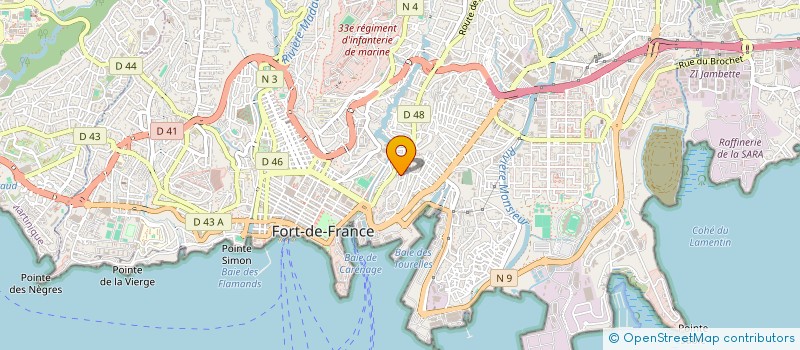 localisation de l'entreprise C2P SERVICES à FORT-DE-FRANCE