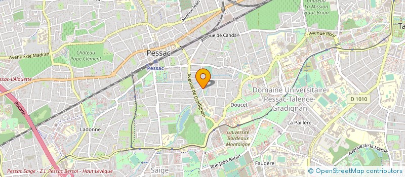 localisation de l'entreprise C2PST à PESSAC