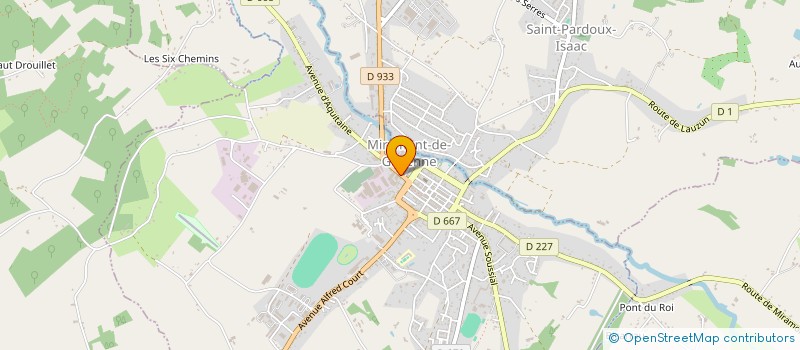 localisation de l'entreprise C2R  MIRAMONT-DE-GUYENNE