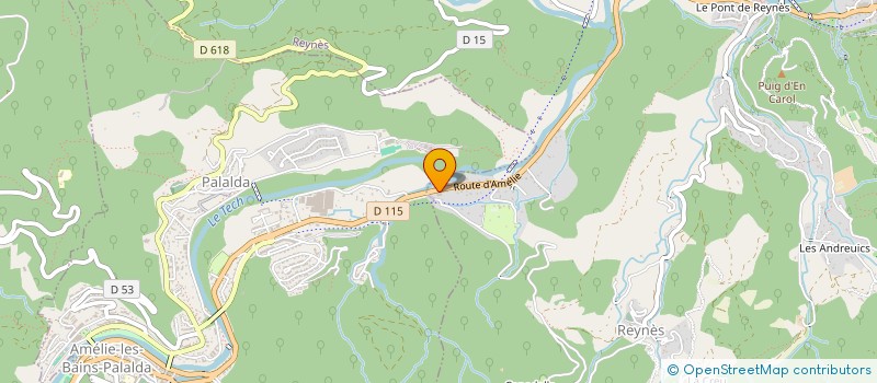 localisation de l'entreprise C2R à REYNES