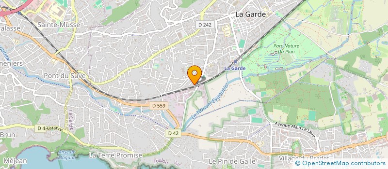 localisation de l'entreprise C2R à LA GARDE