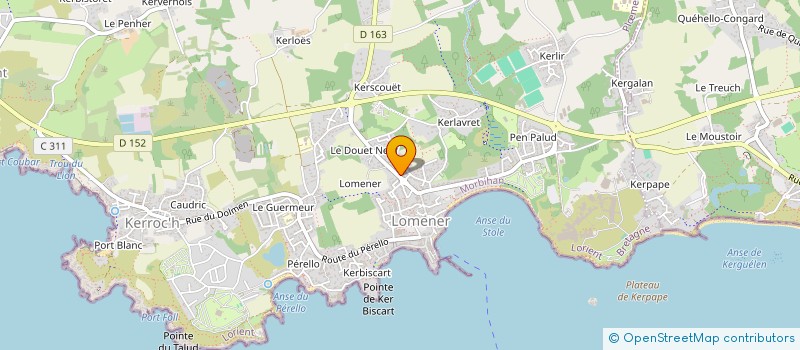 localisation de l'entreprise C2R à PLOEMEUR