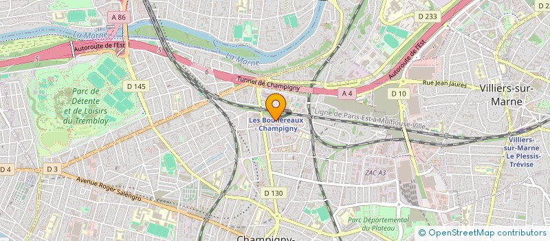 localisation de l'entreprise C2R à CHAMPIGNY-SUR-MARNE