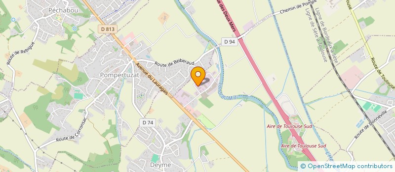 localisation de l'entreprise C2R BAT  DEYME