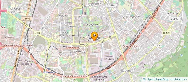 localisation de l'entreprise C2R BATIMENT à GRENOBLE