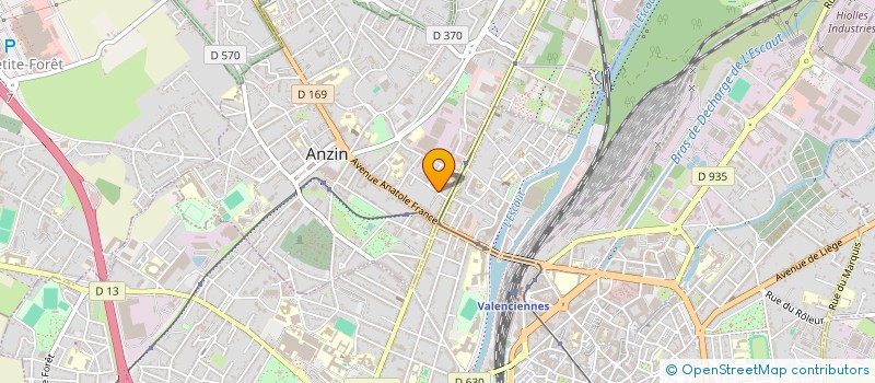 localisation de l'entreprise C2R MATERIAUX à ANZIN