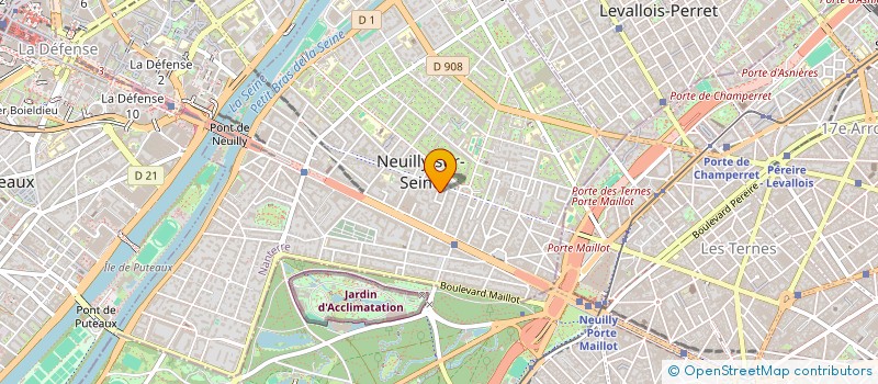 localisation de l'entreprise C2RA NOVYA-CENTRE DE RELAIS ET DE REPIT AUX AIDANTS-NOVYA  NEUILLY SUR SEINE